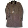 View Item New Gabicci Vintage Mod Skin Wool Long Overcoat Herringbone Brown